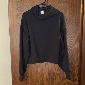 All in Motion Women's Black Cowl Neck Sweater